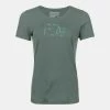 Ortovox 120 Cool Tec Leaf Logo TS Bergshirt Damen
