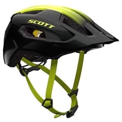 Scott Supra Plus (CE) Bikehelm -Draussen Geschäft scott supra plus helmet 22b sct 403984 black radium yellow 1