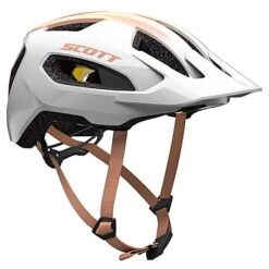 Scott Supra Plus (CE) Bikehelm -Draussen Geschäft scott supra plus helmet 22b sct 403984 pearl white rose beige 1