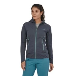 Maloja Upstride Jacke Damen -Draussen Geschäft upstride jacket damen smolder blue 3