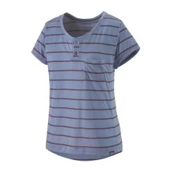 Patagonia Cap Cool Trail Bike Henley T-Shirt Damen